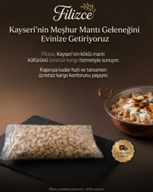 El Yapımı Kayseri Mantısı: Geleneksel Lezzeti Kapınıza Getiriyoruz El Yapımı Kayseri Mantısı: Geleneksel Lezzeti Kapınıza Getiriyoruz