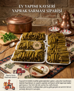 Ev Yapımı Kayseri Yaprak Sarması Siparişi Ev Yapımı Kayseri Yaprak Sarması Siparişi