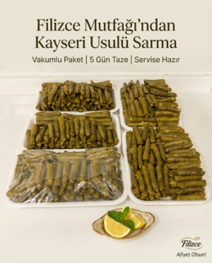 Kayseri’nin Meşhur Yaprak Sarması Filizce’de